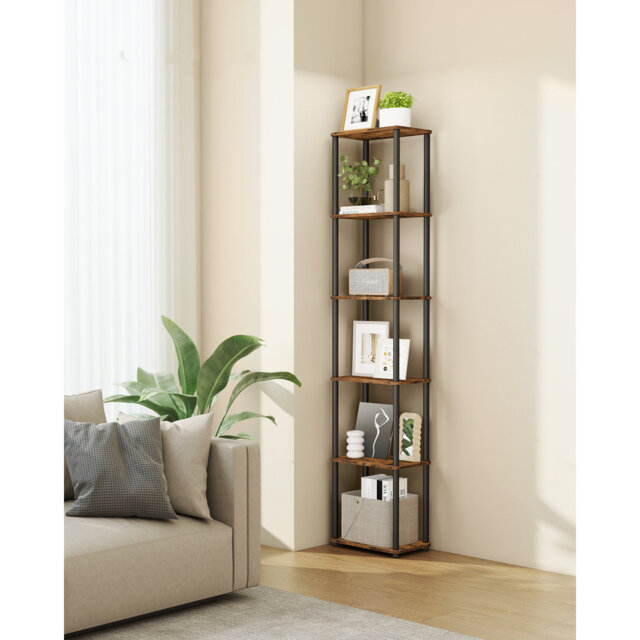 38cm W Steel Etagere Bookcase