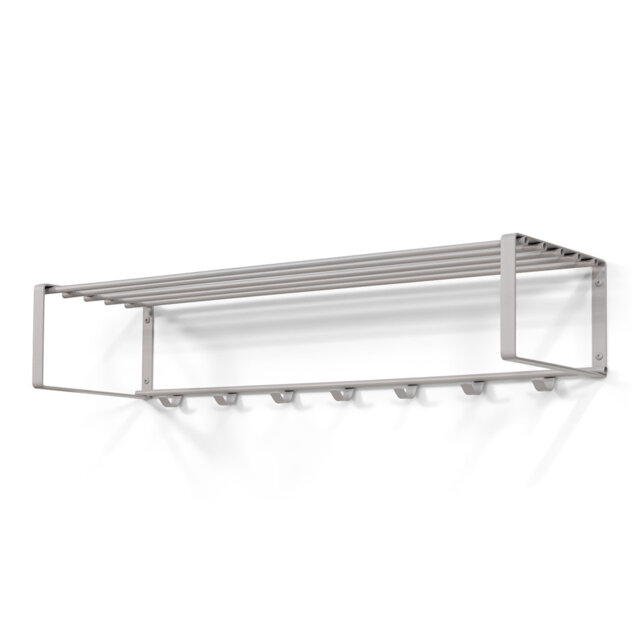Rex Steel Wall 7 - Hook Wall Mounted Coat Rack
