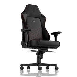 Noblechairs Adjustable Reclining Ergonomic Swiveling PC & Racing Game Chair in Black/Red