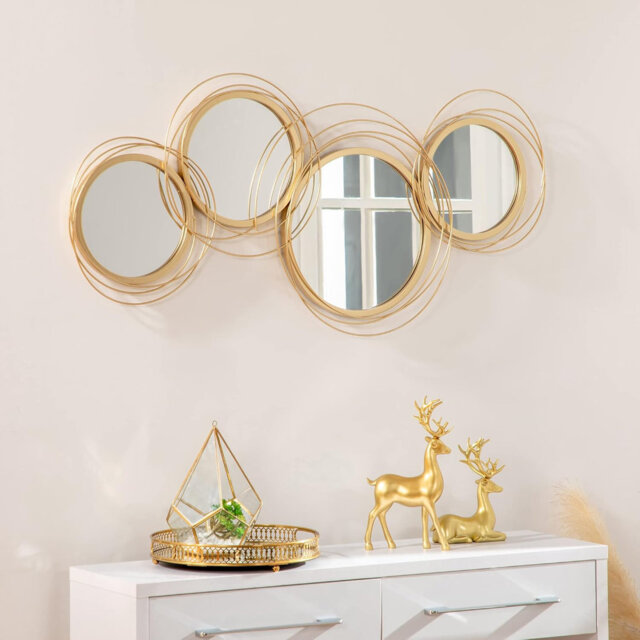 Metal Round Mirror