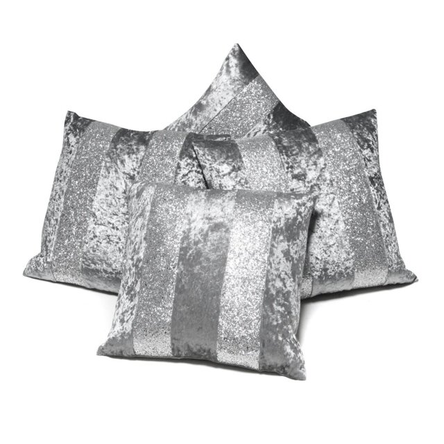 Brenda Striped Square Cushion Cover