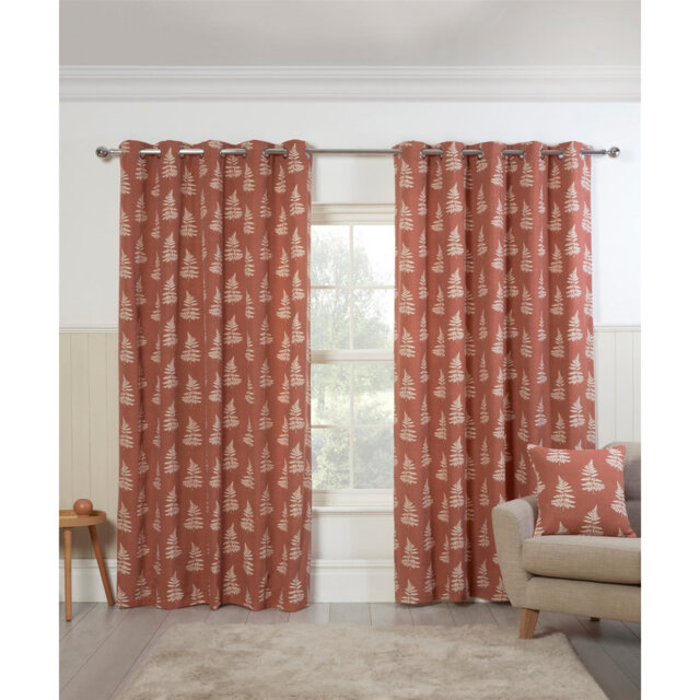Jevin Cotton Blend Room Darkening Eyelet Curtain Pair