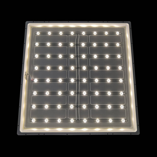 595x595x30mm LED Backlit Panel with UGR19, 100lm/W, No Flicker CE driver, 3 Years Warranty, 2 pcs pack