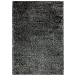 Shelby Solid Colour Shaggy Deep Pile Polyester Area Rug - Modern Contemporary Living & Bedroom