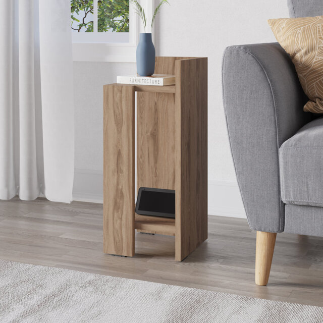 Lochlan Modern Compact Nightstand Bedside Table 25 x 27 x 60cm Bedroom Furniture
