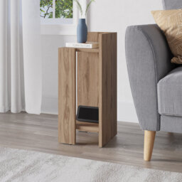 Lochlan Modern Compact Nightstand Bedside Table 25 x 27 x 60cm  Bedroom Furniture