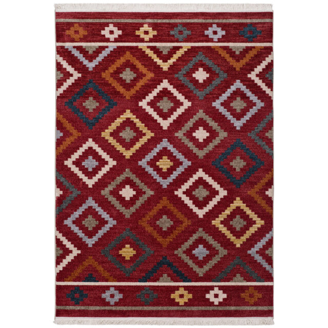 Pisco Tufted Red Rug