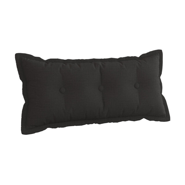 Sit-up Back Comfort Button Tufted Decorative Headboard Back Support Throw Pillow, Accent Body Pillow for Side Sleepers