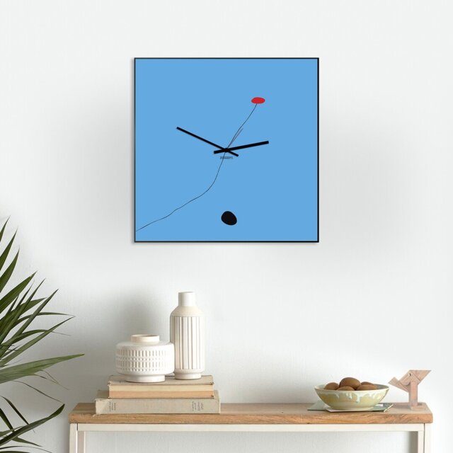 Nielsville Metal Wall Clock