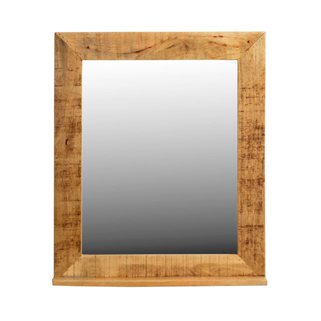Kym Wood Flat Wall Mirror