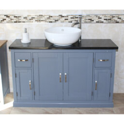 Biskra 1230mm Single Bathroom Vanity with Vessel Ceramic Basin