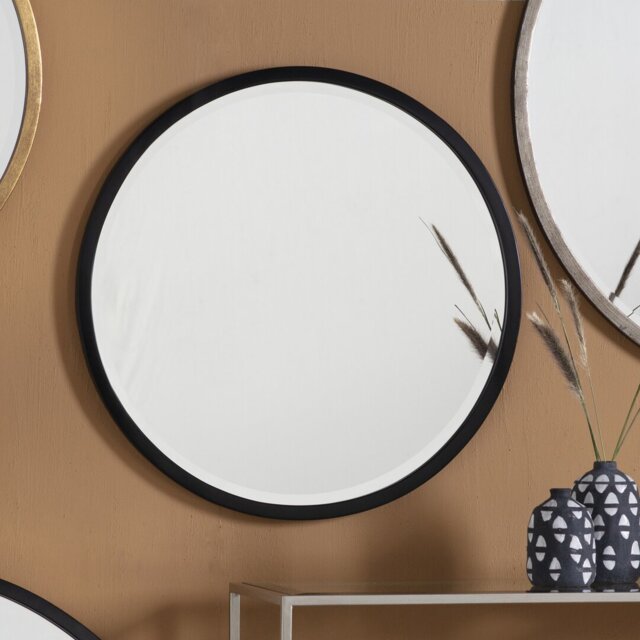 Thora Metal Round Wall Mirror