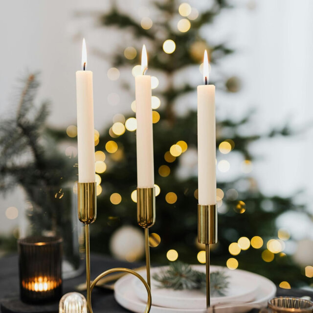 Unscented Taper Candle