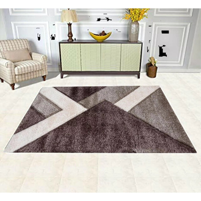 Modern 3D Shaggy Rugs Geometric Carved Design Large Area Rugs Soft Thick Fluffy Rug For Living Room Bedroom Small Floor Mats