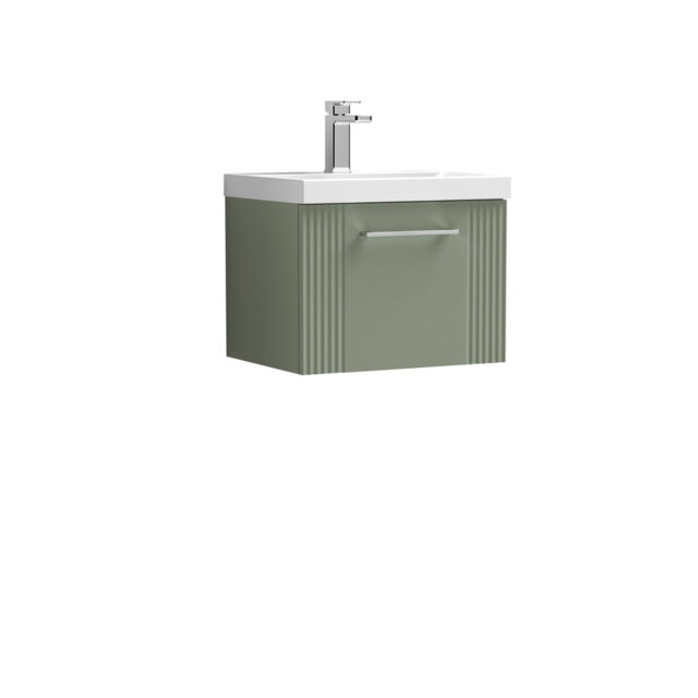 Deco 510mm Single Bathroom Vanity with Integrated Vitreous China Basin
