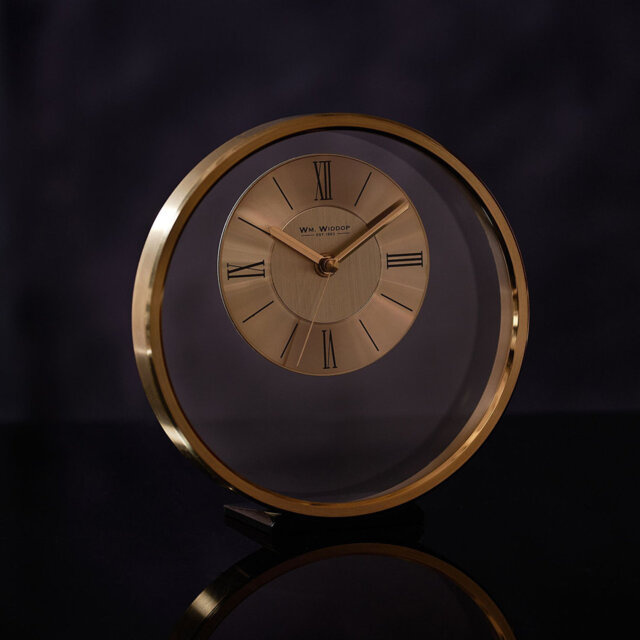 Ovid Metal Mantel Clock