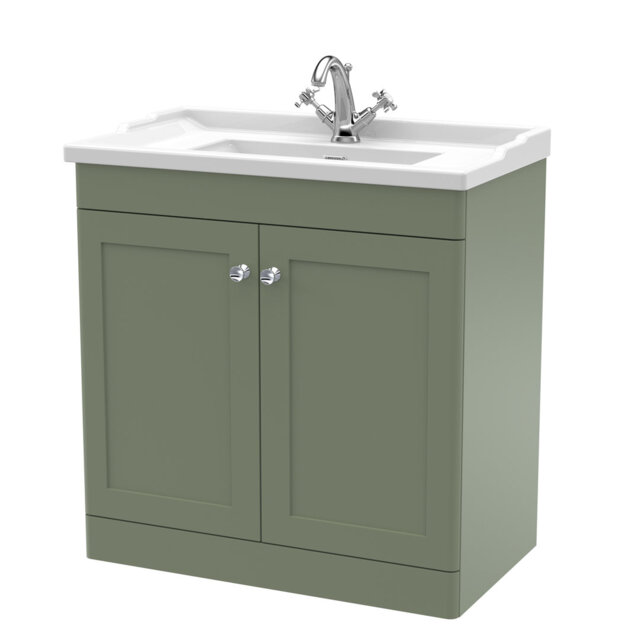 Classique 800mm Double Bathroom Vanity with Vanity Top