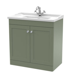 Classique 800mm Double Bathroom Vanity with Vanity Top