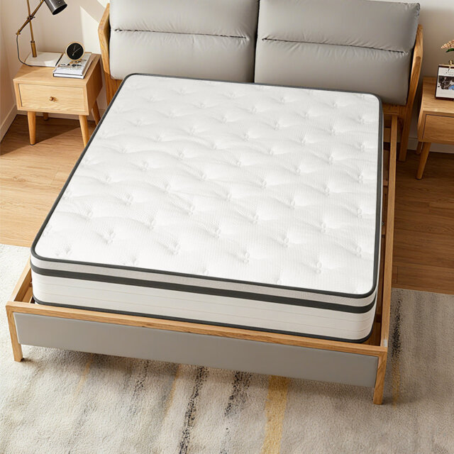 11Inch Single Mattress Wavy Foam Pocket Spring Hybrid Mattress