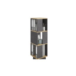 Fin Melamine Resin Coated Chipboard Cube Bookcase