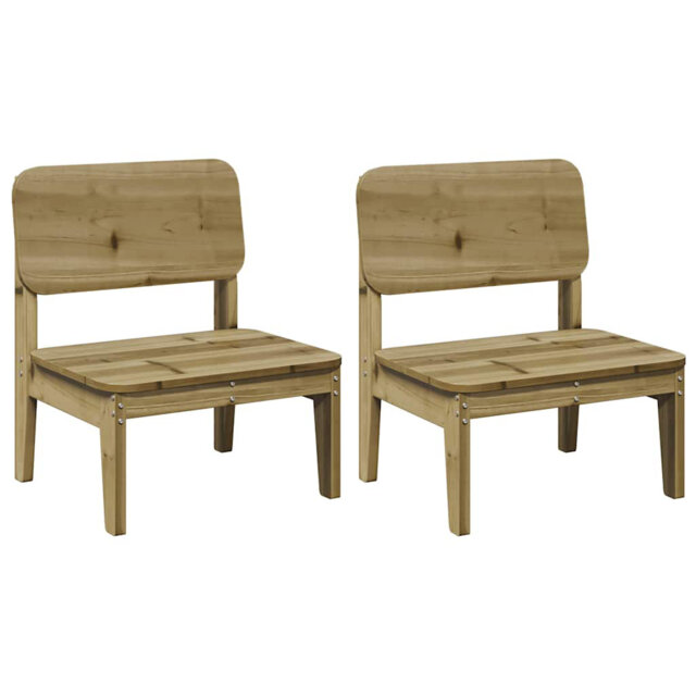 Garden Chairs 2 Pcs 60X52.5X72 Cm