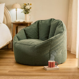 Boucle Bean Bag Chair