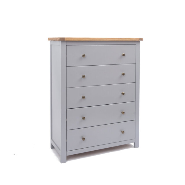 Miltona 90cm W 5 - Drawer Chest of Drawers