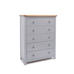 Miltona 90cm W 5 - Drawer Chest of Drawers