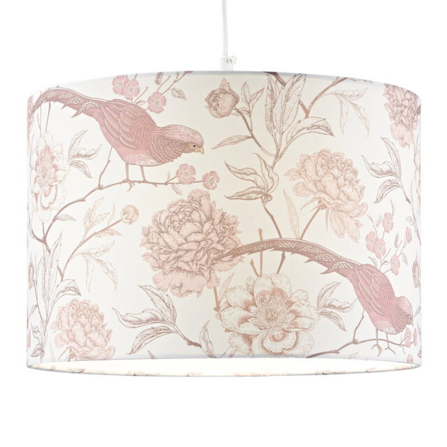 20cm H Cotton Drum Lamp Shade ( Screw On )