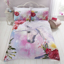 Keys Graphic Print & Text Duvet Cover Set with Pillowcases Included