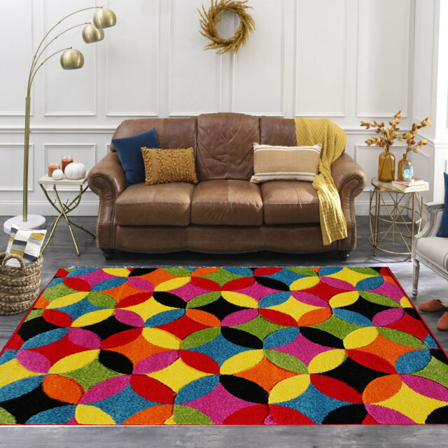 Leonidis Geometric Berber Indoor / Outdoor Area Rug