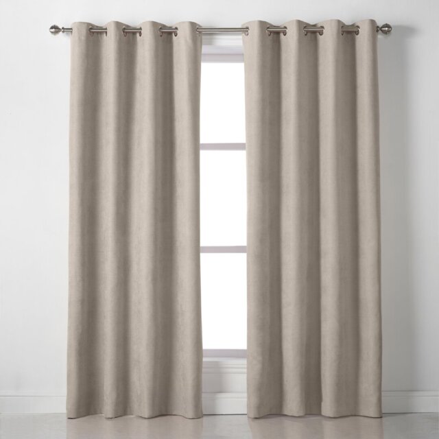 Nalaiyah Velvet Chenille Eyelet Curtains
