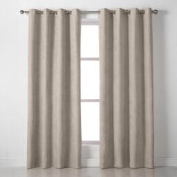 Nalaiyah Velvet Chenille Eyelet Curtains
