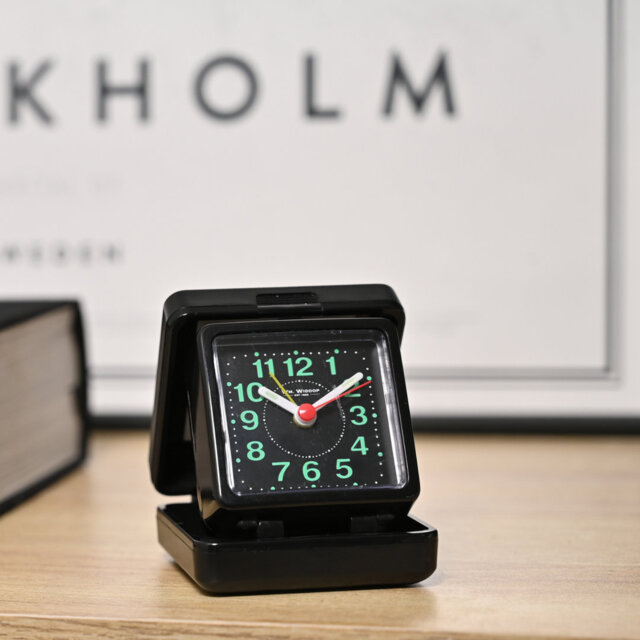 Analog Battery-Operated Alarm Tabletop Clock