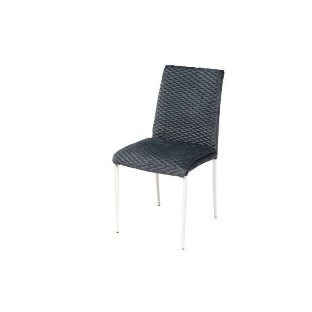 Cailloch 47cm H Tufted Polyester Blend Upholstered Side Chair in Blue