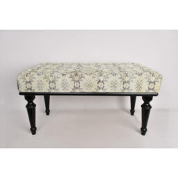 Cotton Upholstered Bench