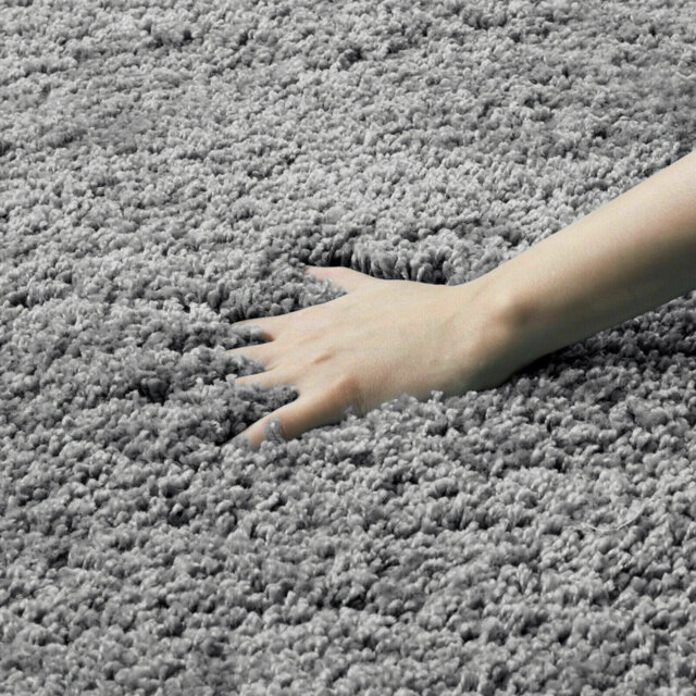 Soft Shaggy Verona Rug Living Room Bedroom Carpet Hallway Runner Non Shed Pile