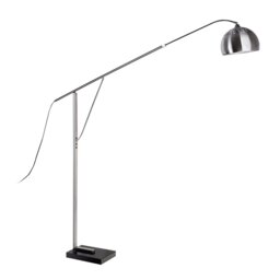 Gerena 220cm Chrome Arched Floor Lamp