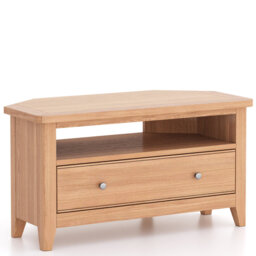 "Emiline Unfinished Corner TV Stand for TVs up to 32"""