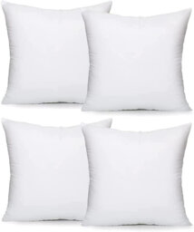 White Square Euro Cushion