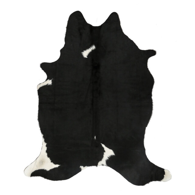 Myrtletown Animal Print Cowhide Flatweave 2cm X 1.75cm Area Rug