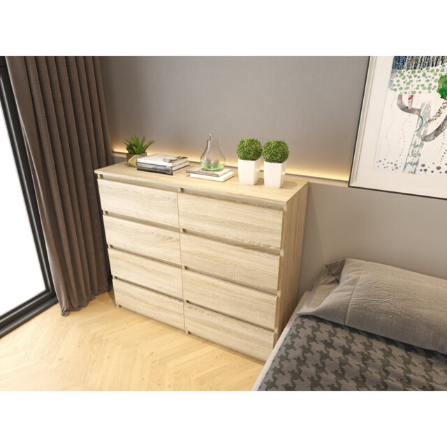 Chest Of 8 Drawers 100 Cm