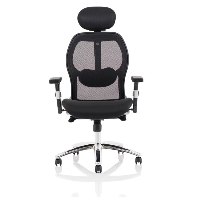 Polyester Blend Office Chair with Headrest