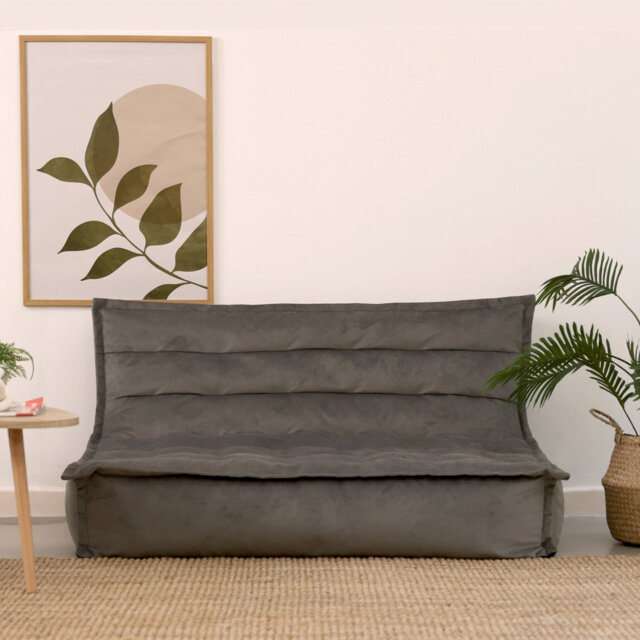 Bean Bag Bazaar Kota Velvet Bean Bag Sofa