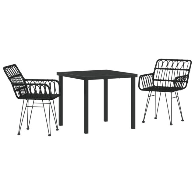 Square 3 - Piece 2 - Person 73Cm L Outdoor Table Set