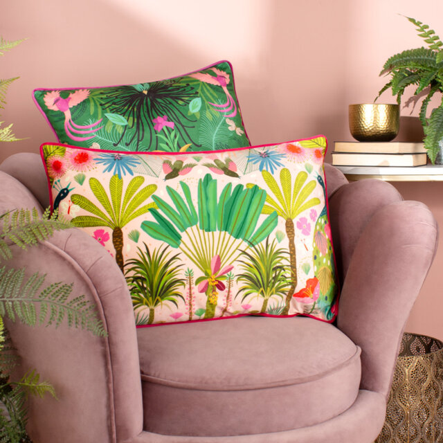 Maximalist Floral Square Scatter Cushion Cushion Cover