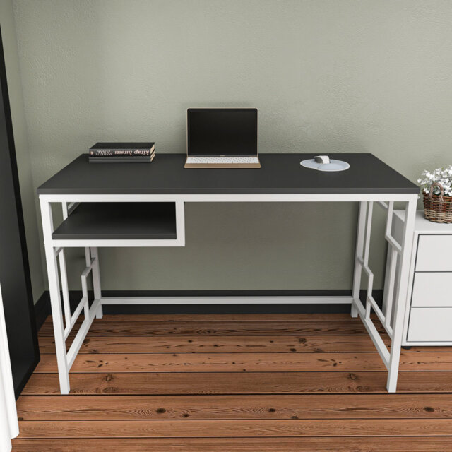 Marquala 120cm Wide Metal Frame Computer Desk
