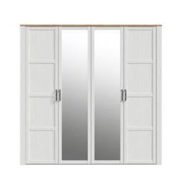 Ortiz 4 Door Manufactured Wood Wardrobe