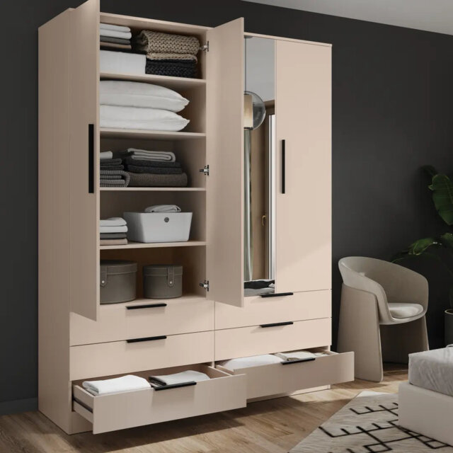Manufactured Wood Wardrobe