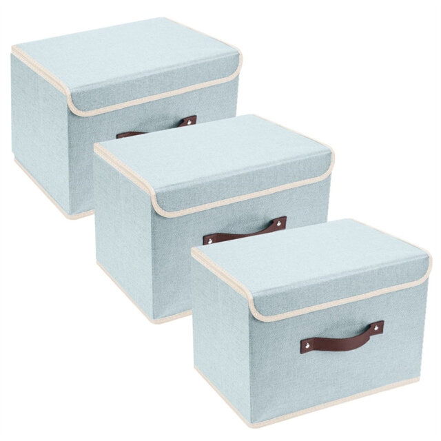 Brayden Studio Camar Fabric,Plastic Decorative Bin